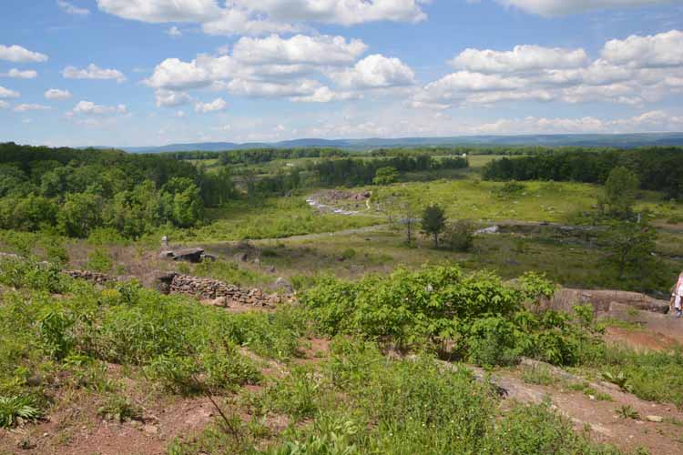 the battlefield at little round top